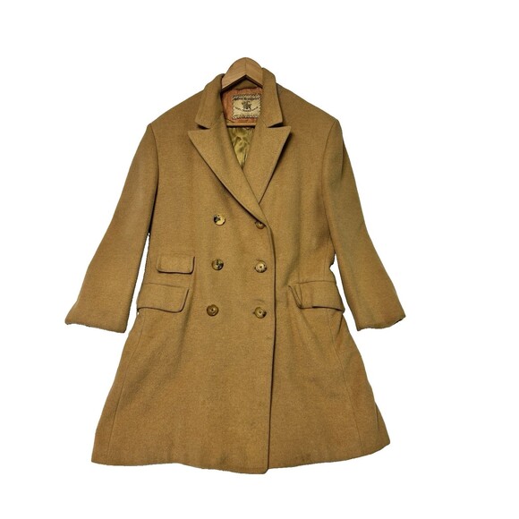 Jackets & Blazers - VTG Silver Trumpeter By Hart Schaffner Marx Women's S? 100% Camel Coat Classic